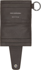 Kiko Kostadinov Brown Orvos Card Holder