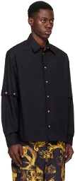 Versace Jeans Couture Black Detachable Shirt