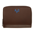 A.P.C. Brown Emmanuel Compact Wallet