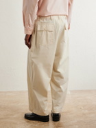 Cherry Los Angeles - Wide-Leg Cotton Twill Trousers - Neutrals