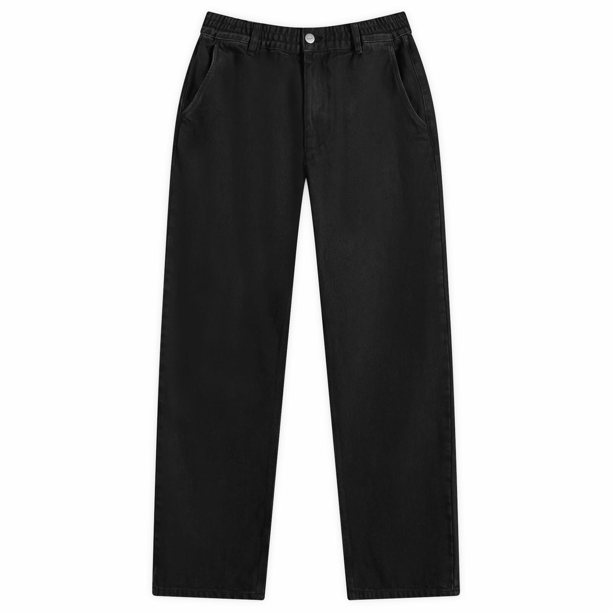 Foret Men's Clay Denim Pants in Washed Black