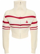 MARANT ETOILE Alec Zip-up Cotton Blend Sweatshirt
