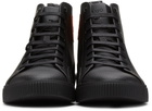 Hugo Black Leather Zero Sneakers