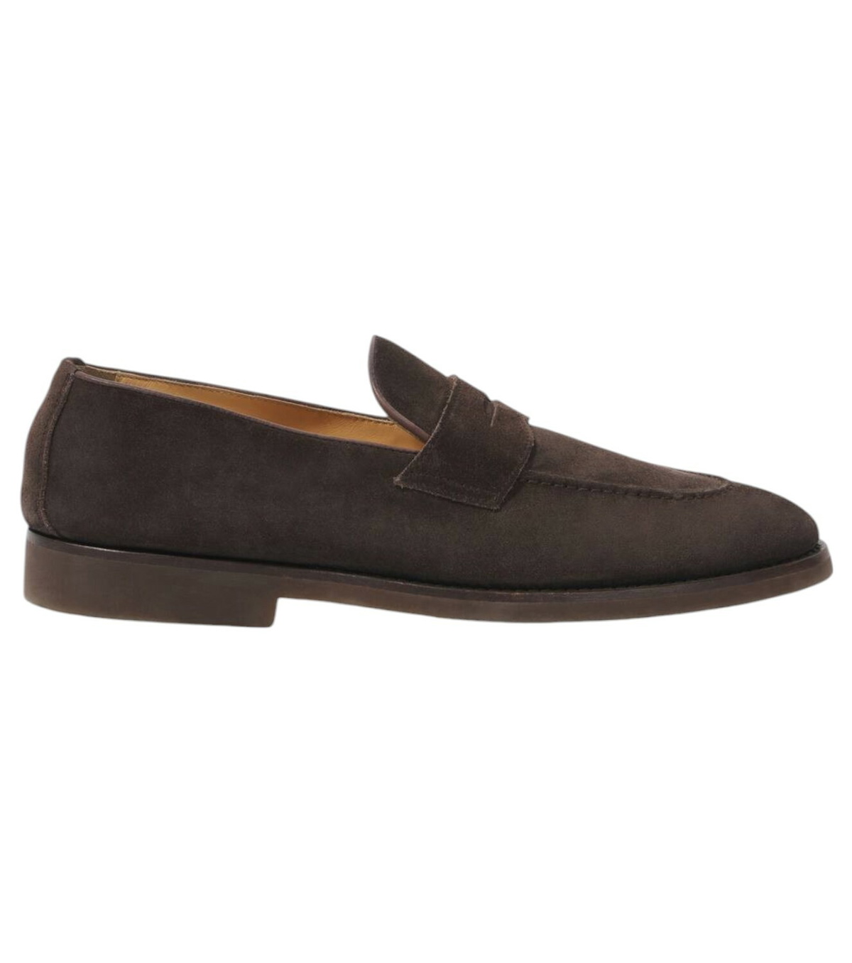 Brunello Cucinelli - Suede Penny Loafers - Brown Brunello