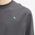 Klättermusen Men's Long Sleeve Root Logo T-Shirt in Raven