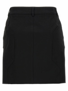 HERON PRESTON Gabardine Cut Out Skirt