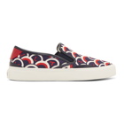 Valentino Blue Valentino Garavani VLTN Slip-On Sneakers