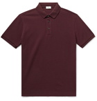 ETRO - Cotton-Piqué Polo Shirt - Burgundy
