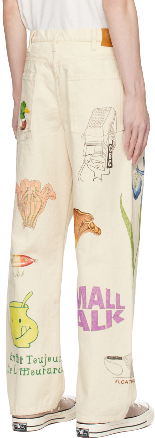 Small Talk Studio SSENSE Exclusive White Jeans