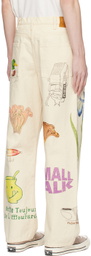 Small Talk Studio SSENSE Exclusive White Jeans