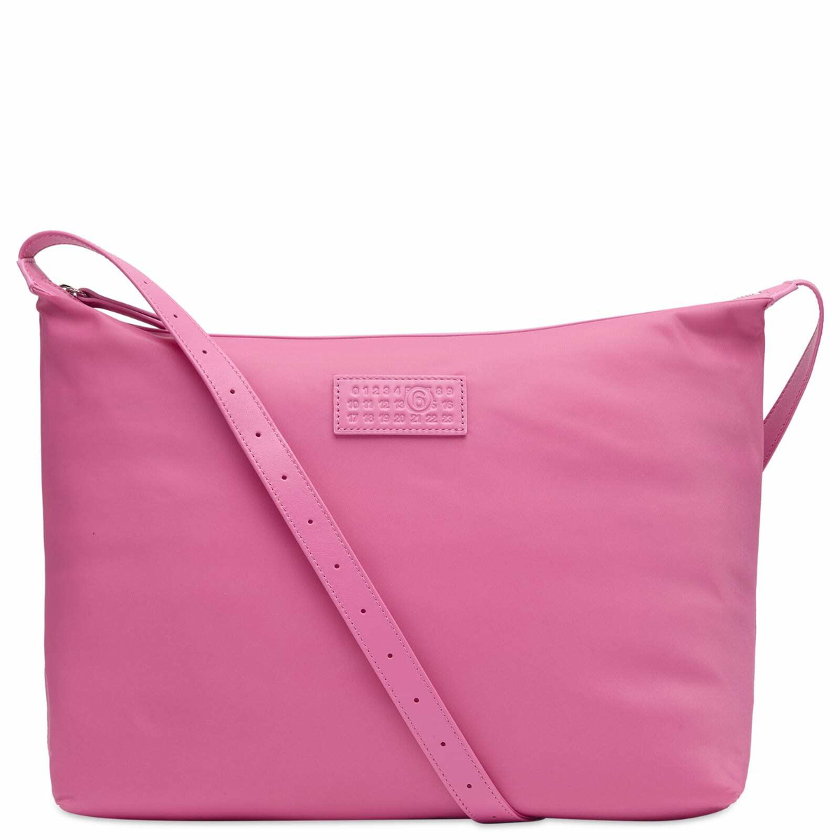 MM6 Maison Margiela Women's Nylon Crossbody Bag in Carmine Rose 
