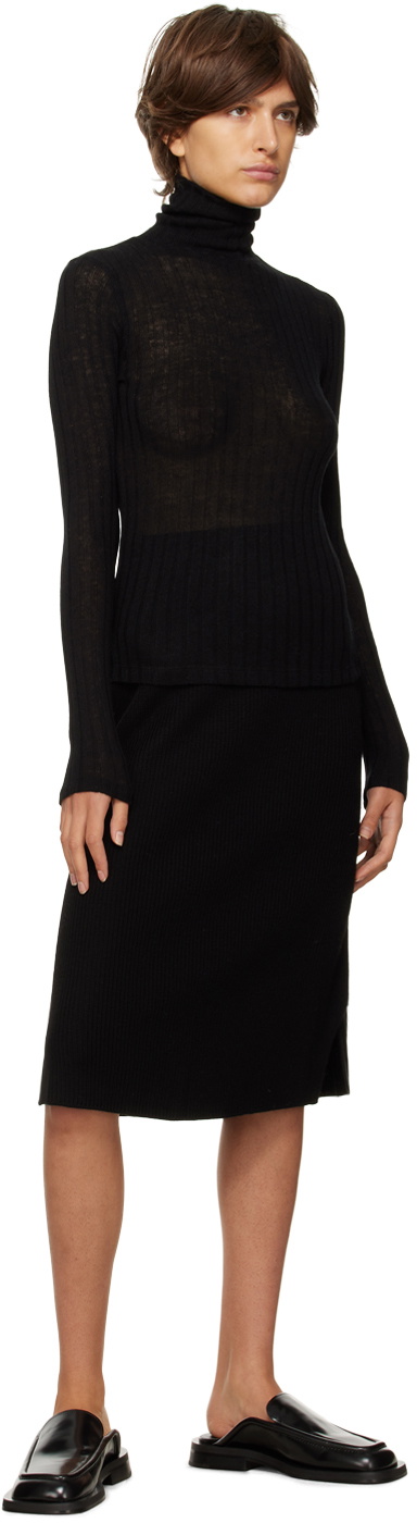 Max Mara Leisure Black Vata Turtleneck