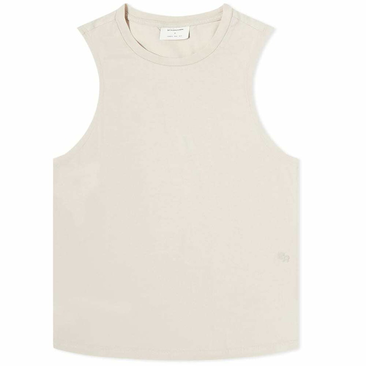 Photo: Stylerunner Women's Alpha Tank Vest in Oat Milk