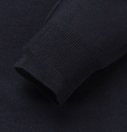 Canali - Merino Wool Half-Zip Sweater - Navy