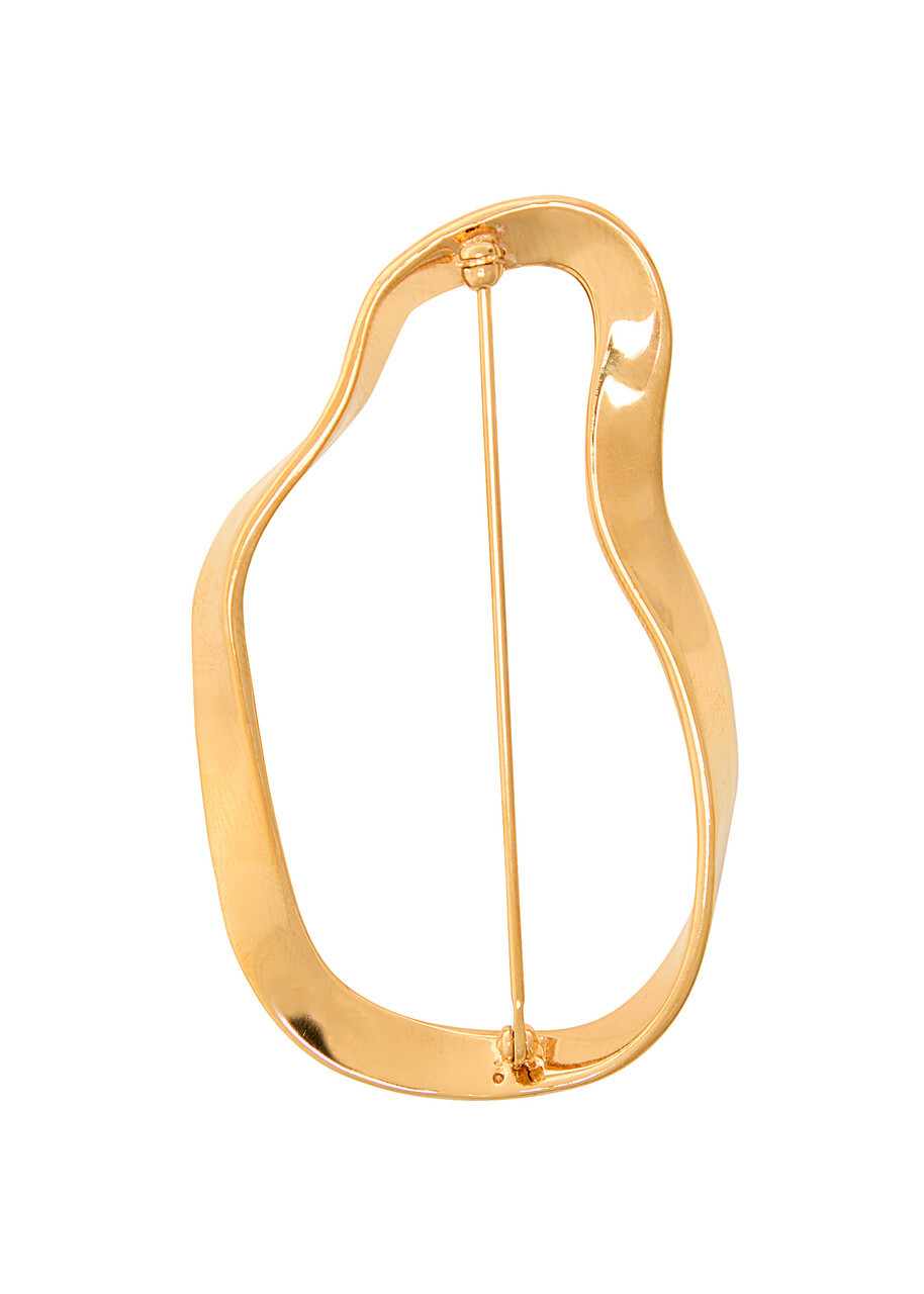Agmes Vera 18kt Gold Vermeil Brooch - One Size