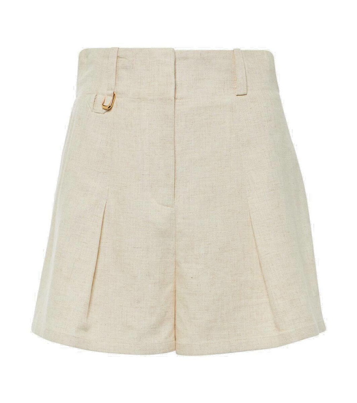 Photo: Jacquemus Le Short Bari high-rise shorts