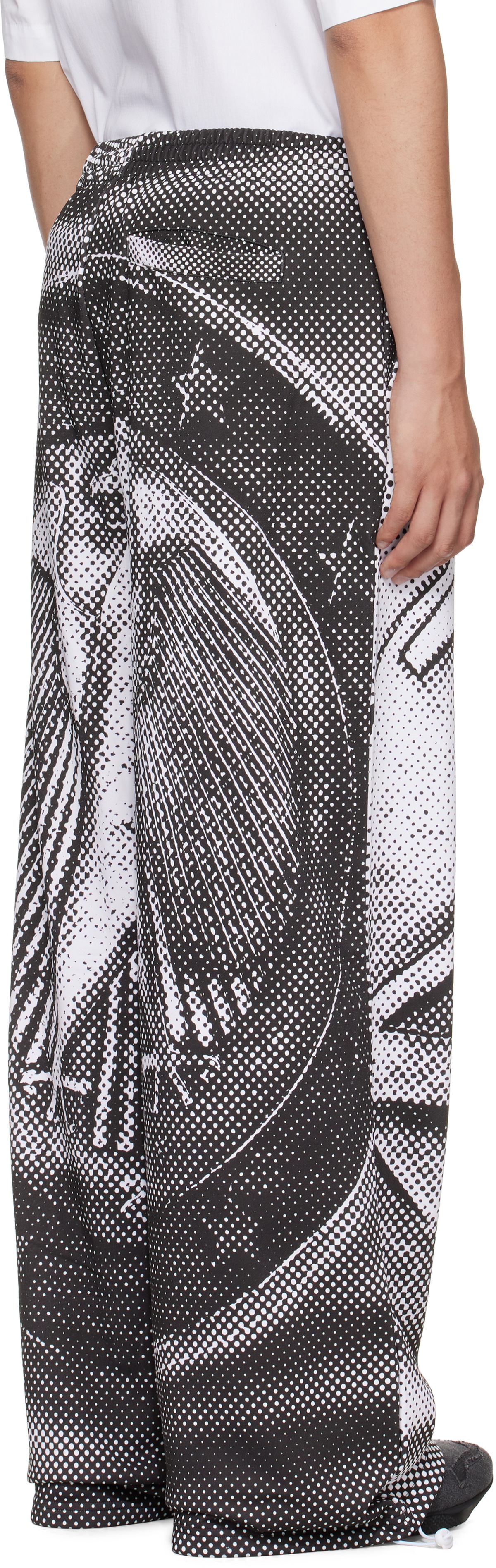 Gerrit Jacob Black & White Printed Sweatpants