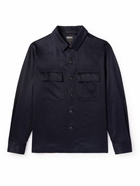 Zegna - Oasi Cashmere Overshirt - Blue