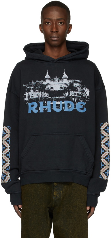 Photo: Rhude Black Casino Hoodie