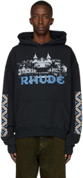 Rhude Black Casino Hoodie