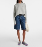 Ami Paris Ami de Cœur cotton fleece sweatshirt