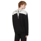 Marcelo Burlon County of Milan Black and White Wings Sweatshirt