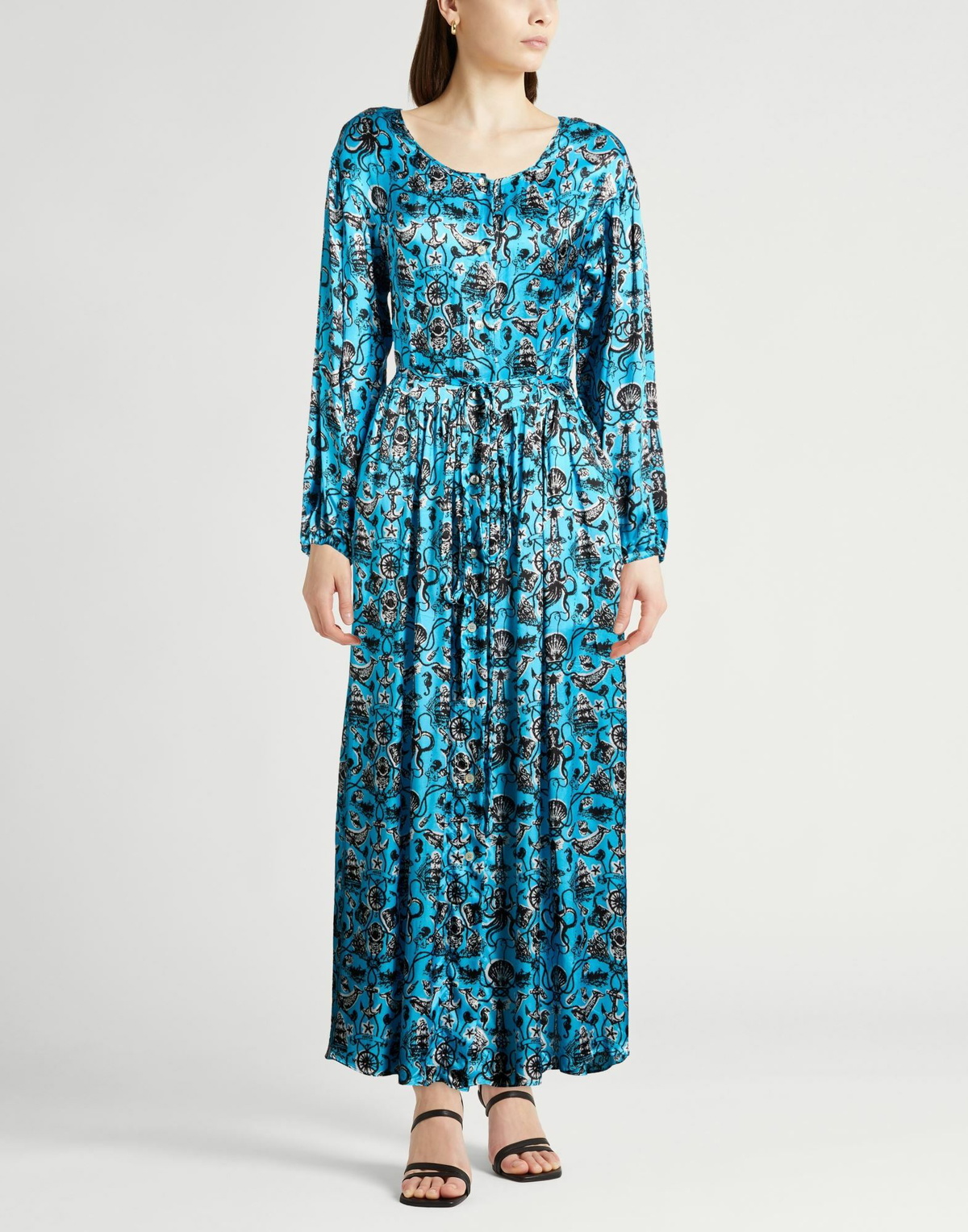 Jucca Womens Maxi dress Azure