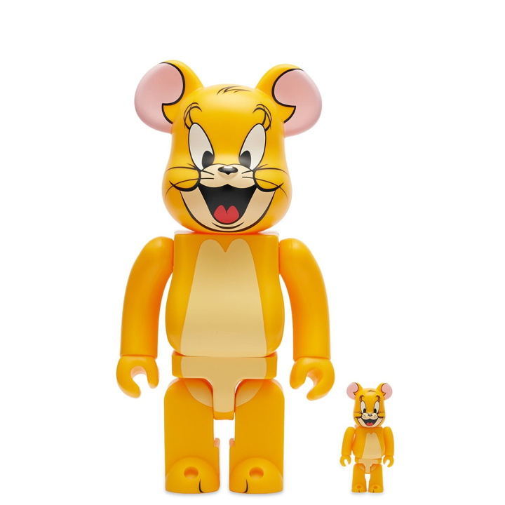 Photo: Medicom Tom & Jerry (Classic Colour) Jerry Be@rbrick 100% & in Multi 