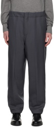 ZEGNA Gray Padded Trousers