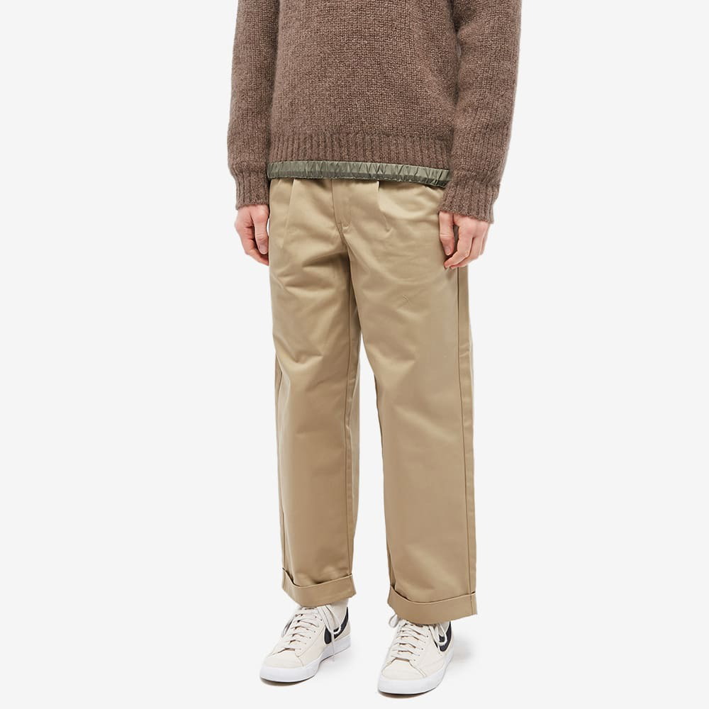 DIGAWEL x Dickies 2 Tuck Slacks in Beige DIGAWEL