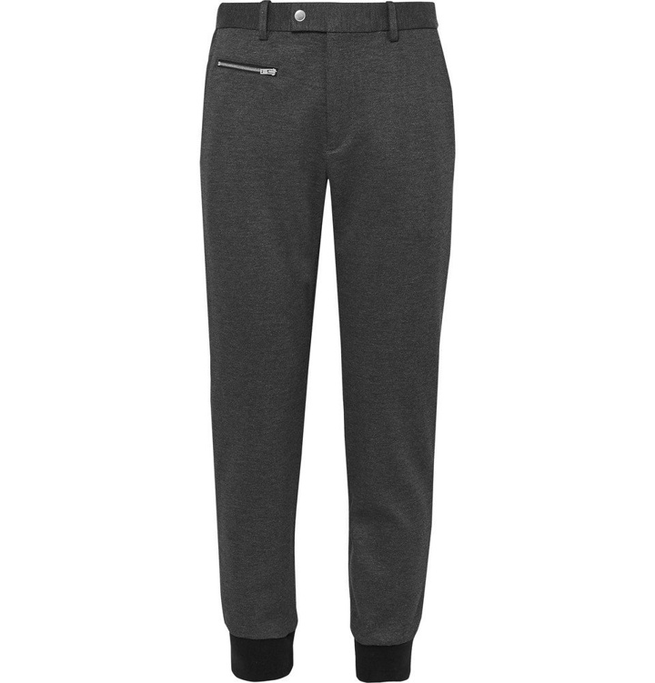 Photo: Theory - Slim-Fit Twill Trousers - Charcoal