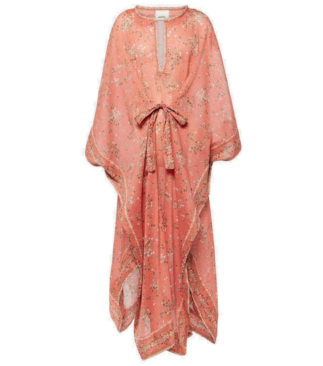 Photo: Isabel Marant Amira printed cotton and silk maxi dress