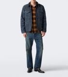 RRL Jacquard plaid denim jacket