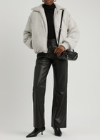 Aexae Padded Cashmere-blend Jacket Grey