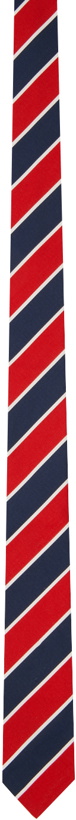 Photo: Thom Browne Red & Navy Awning Stripe Neck Tie