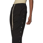 Rick Owens Drkshdw Black Easy Pusher Lounge Pants