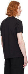 Comme des Garçons Shirt Black Printed T-Shirt