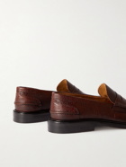 VINNY's - New Townee Leather Penny Loafers - Brown