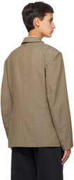 LEMAIRE Beige Soft Tailored Blazer