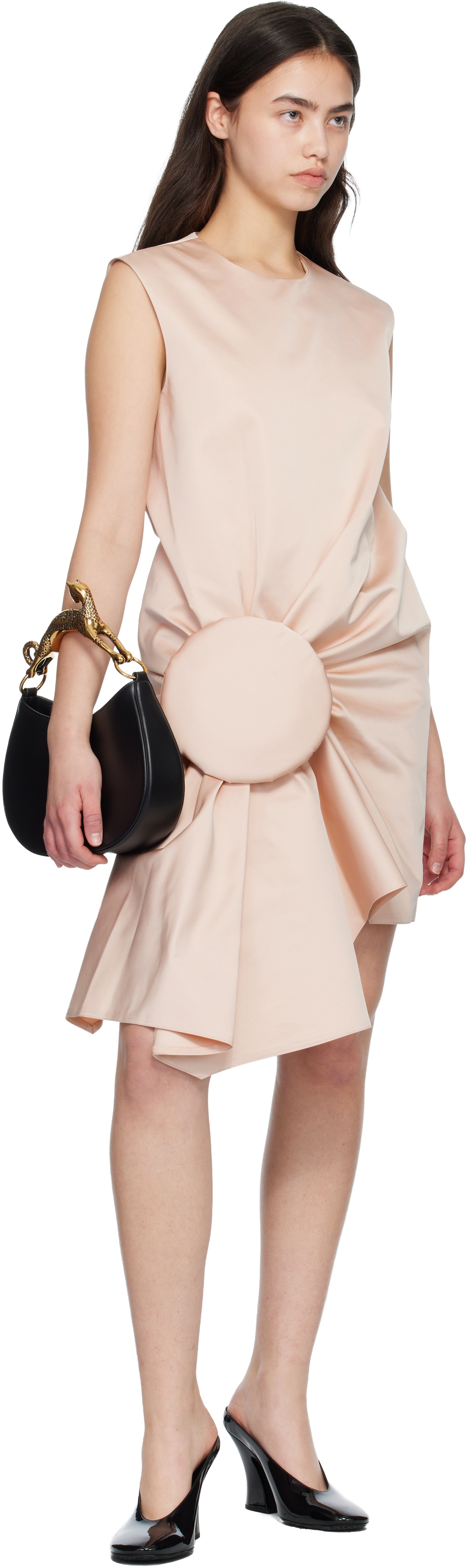 Lanvin Black Cat Leather Bag
