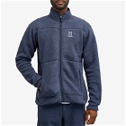 Haglöfs Men's Mossa Pile Fleece Jacket in Tarn Blue
