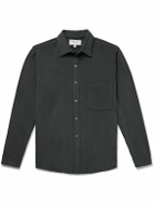 Small Talk - Brushed-Silk Shirt - Black
