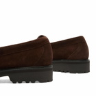 Bass Weejuns Men's Larson 90s Loafer in Chocolate Suede