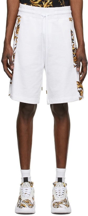 Photo: Versace Jeans Couture White Garland Shorts