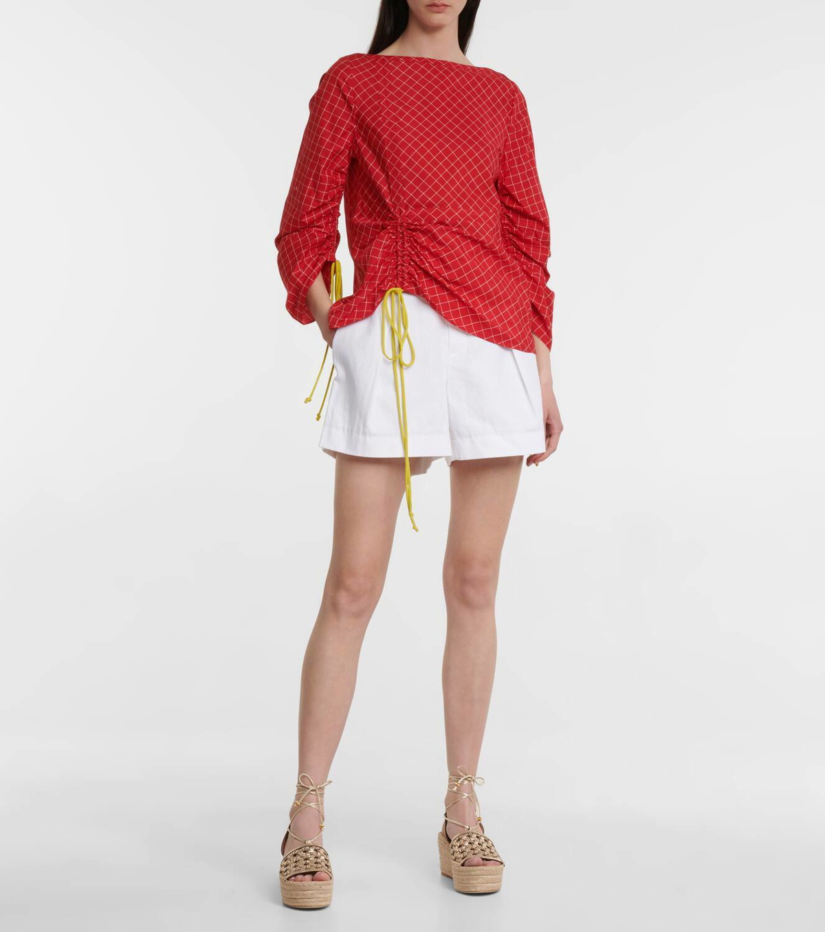 Tory Burch Leather platform espadrilles