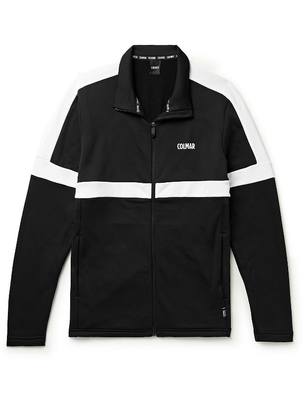Photo: Colmar - Slim-Fit Logo-Print Stretch-Jersey Ski Jacket - Black