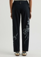 High Proceed Printed Stretch-jersey Trousers Navy
