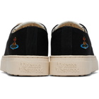 Vivienne Westwood Black Low Top Plimsoll Sneakers