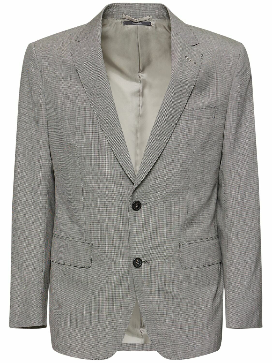 Photo: DUNHILL - Single Breasted Wool & Silk Jacket