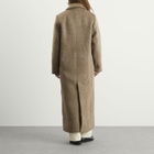 Samsøe Samsøe Women's Sajilla Hairy Wool Coat in Pale Fossil Melane